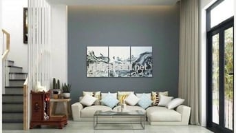 Nhà 3 tầng, đường 5m xe hơi, ngang 5m, khu Him Lam, Quận 7 - 80m2