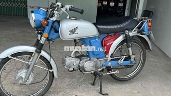 Honda 50cc, màu xanh dương, bạc