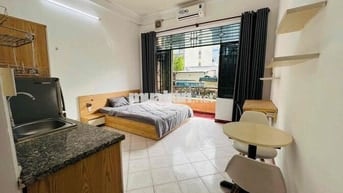 Cho Thuê Studio Ban Công 35M2 Bình Thạnh_Ngay Cầu Thị Nghè 2_Full NT