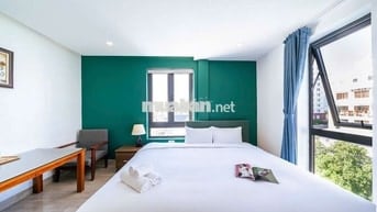 Studio 40m2 full nội thất dọn phòng 2 lần 1 tuần chỉ 7tr, gần biển