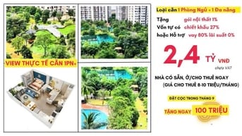 Chỉ 450tr ký ngay HĐMB sở hữu căn hộ 1PN+