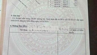 chính chủ gửi bán mặt tiền đường nhựa 32m