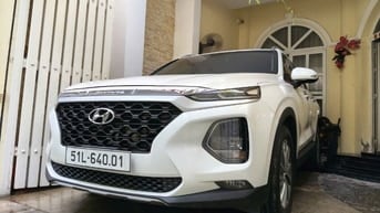 Gia đình cần bán xe Hyundai Santa Fe dầu SX 2019