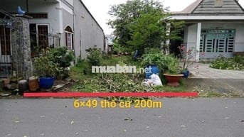 CẦN BÁN GẤP LÔ ĐẤT 6X49 TRUNG TÂM XÃ THÁI MỸ CỦ CHI