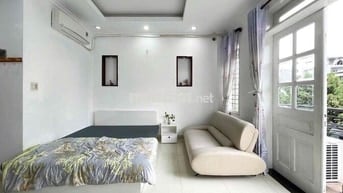 STUDIO BAN CÔNG, FULL NỘI THẤT GẦN RMIT, VÒNG XOAY TRUNG SƠN QUẬN 8