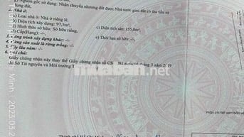 Chính Chủ Bán Gấp Căn Nhà Gác Lững Ngay Chợ Đệm 1Tỷ650