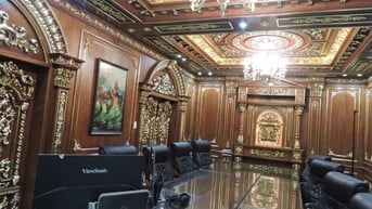 Biệt thự cao cấp gò vấp 176m2 dát vàng 12 phòng nội thất châu âu