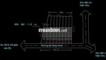 gần nút giao Cao tốc Tân Châu, khu dân cư
