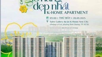 K-Home New City – Không gian sống chuẩn Singapore giữa lòng Bình Dương