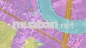 bán đất mặt tiền đường nhựa và sông cầu tràm thị trấn cần giuộc long a
