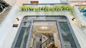 🍀NHÀ MỚI XÂY QUANG TRUNG P11 (Cũ) THÔNG TÂY HỘI - 1 trệt 1 lầu 41.1m2