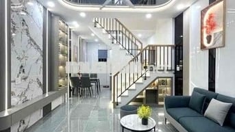 NHÀ ĐẸP NỘI THẤT THIẾT KẾ TINH TẾ  - P8 GV - DTSD 75m2 CHƯA ĐẾN 5 TỎI