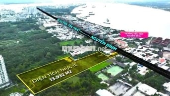 Bán đất 13.932m2 mặt tiền tại Nguyễn Bình , Phú Xuân ,Nhà bè