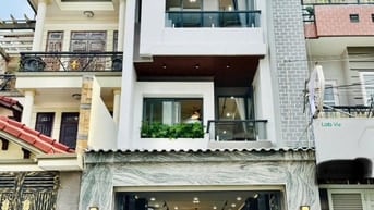 1 căn duy nhất ở Bà Hom, SHR, 1 trệt 3 lầu ST, hẻm 6m, full nội thất
