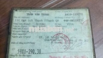 Cần bán chiếc su viva hai đĩa có giấy