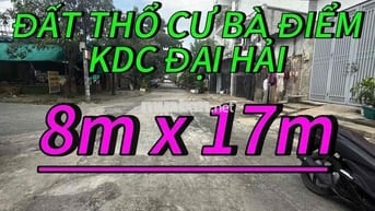🎉MỨC GIÁ 5 TỶ 600 – LÔ ĐẤT KDC ĐẠI HẢI - XÃ BÀ ĐIỂM, TP.HCM - CHỦ GỬI