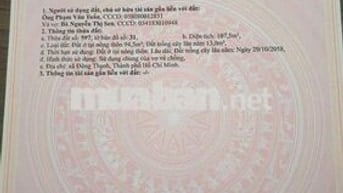 ĐẤT MẶT TIỀN KINH DOANH ĐÔNG THẠNH 1_5, DT:110m2,SHR, CHỈ 4.28 TỶ