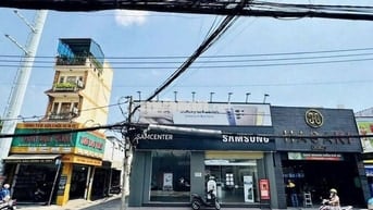 CHo thuê mbkd góc 2 mặt tiền đường Lê quang định 14x21m trống suốt