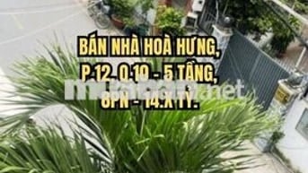 🏠 BÁN NHÀ HOÀ HƯNG, P.12, Q.10 - 5 TẦNG, 8PN - 14.X TỶ.