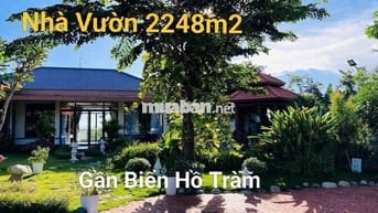 CĂN NHÀ VƯỜN NGHỈ DƯỠNG SIÊU ĐẸP GẦN BIỂN HỒ TRÀM