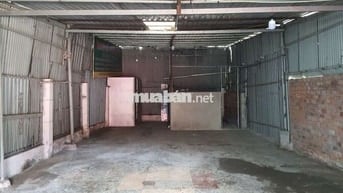 Cho thuê kho xưởng , mặt tiền đường nhựa .