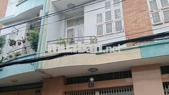 Nhà 4 tầng mặt tiền đường 320 tạ Quang Bửu p5 q8 DT 4 x 18m trệt 3 l