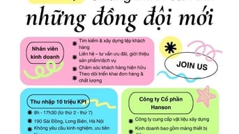 Công ty Cổ phần Hanson - Nhân viên Kinh Doanh