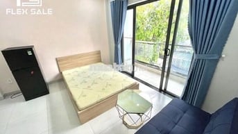 STUDIO BAN CÔNG FULL NỘI THẤT_MÁY GIẶT RIÊNG NGAY HUTECH KHU U