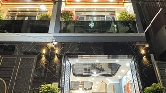 Bán Nhà Hẻm oto mới xây 100% Đào Tông Nguyên, Nhà Bè: 4x13m, 4 Tầng