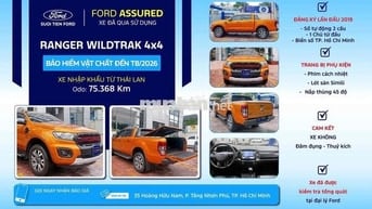 Ford Ranger 2018 Wildtrak 2.0 4x4 - 75000 km