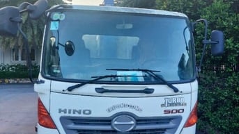 XE TẢI CẨU HINO FC TẢI 5 TẤN CẦN CẨU TADANO TM-ZE 303 MH(Nhật bản sản 