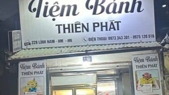 Cho thuê nhà nguyên căn 30m2 mặt đường lĩnh nam có thể kinh doanh .