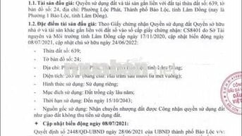 BĐS Phường Lộc Phát, TP.Bảo Lộc, Lâm Đồng (Phường 1 Bảo Lộc, Lâm Đồng)