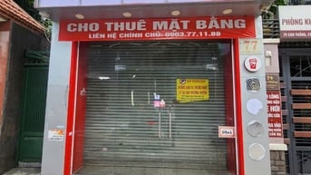 Cho thuê mặt bằng: Mặt tiền 77 đường Cao Thắng, phường Bàn Cờ (P3,Q3) 