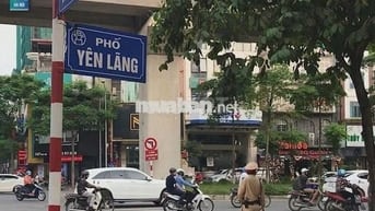 Nhà 4 tầng mặt phố Yên Lãng 160m², vỉa hè 2.5m, ô tô đỗ, kinh doanh