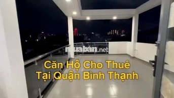 Cho thuê căn hộ lầu 3 tại Bình Thạnh gần Lăng Ông Bà Chiểu, sân thượng