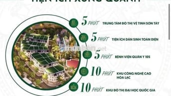 ĐẤT Ở HÒA LẠC - PHÂN LÔ - Ô TÔ ĐỖ CỬA - TIỀM NĂNG PHÁT TRIỂN MẠNH...