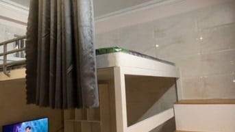 Cho thuê phòng studio : 2PN ban công (1 phòng duplex) – Full nội thất