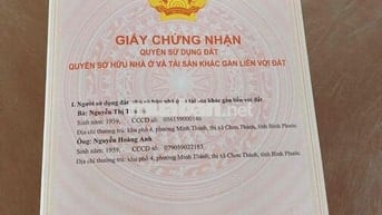 Đất mặt tiền đường hồ chí minh 1000m2 minh thành chơn thành bình phuoc