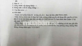 chủ bán Đất TCH 34 gần Điện Lực, CV PM QT
2,9 tỷ- 45 m2