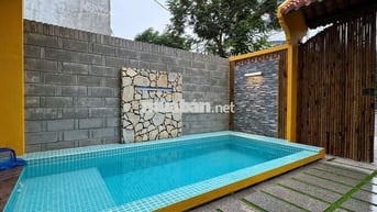 Nhà 3 tầng KDT Nam Việt Á – Hồ bơi mini, full nội thất hiện đại