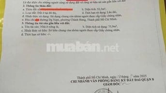 NHÀ MẶT TIỀN QUÂN 8 NGAY TRUNG TÂM