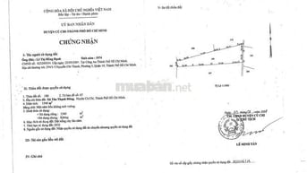 Bán đất tại xã Tân Thạnh Đông, huyện Củ Chi, TP. Hồ Chí Minh