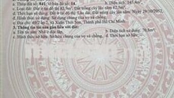 bán gấp lô đất Nguyễn Văn Bứa. 6.8x21. Xuân Thới Sơn. Hoc Môn.3.1ty