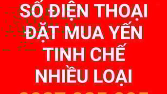 BH:YẾN TINH CHẾ .SỐ ĐIỆN THOẠI ĐẶT YẾN TINH CHẾ NHIỀU LOẠI