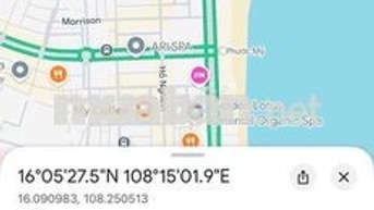 Hai lô liền kề 180m2 mặt tiền Lê Tấn Toán siêu đẹp sát biển Mỹ Khê