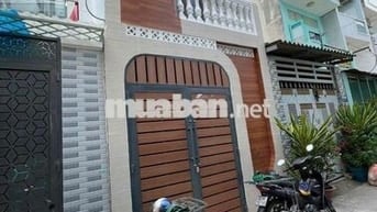 Cho thuê nhà mới đẹp nguyên căn hẻm thông 
bùi Minh Trực F5,Q8
