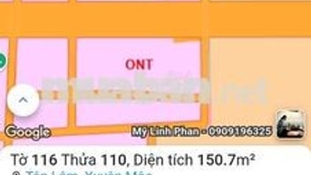 Đất đẹp xã Tân Lâm Hồ Chí Minh