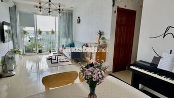 Chính chủ cho thuê ch 80m2 tầng cao full nội thất cc Hưng Phát, Nhà Bè