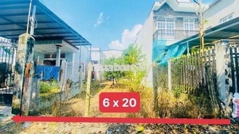 🛸 [2 TỶ 6] Đất 6x20m (120m², thổ cư 80m²) đường xe hơi – Bình Nhâm 03